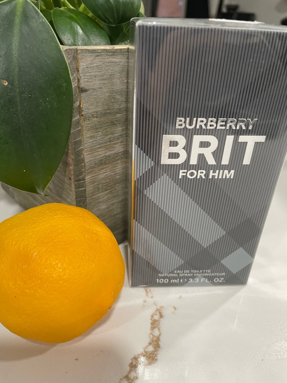Burberry Brit For Men By Burberry Eau De Toilette 3.3 Spray NWT